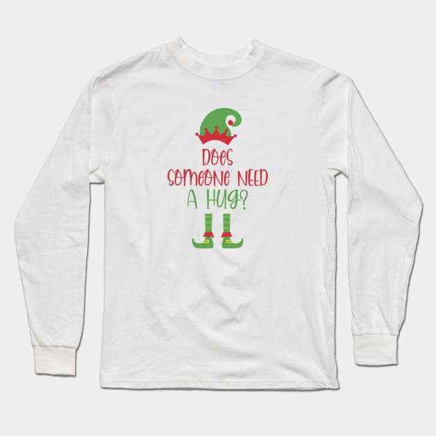 Does Someone Need A Hug? Long Sleeve T-Shirt by burlybot